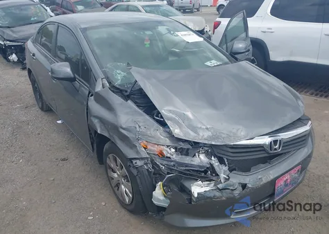 2012 Honda Civic Lx из США, поврежденный, VIN 19XFB2F50CE387020